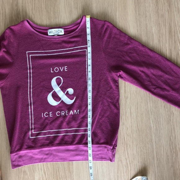 Wildfox Love & Ice Cream Baggy Beach Jumper - Picture 9 of 11